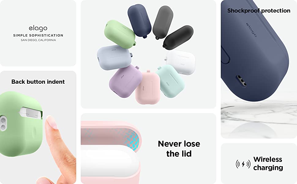 Чохол Elago Silicone Hang Case Pastel Green для Airpods Pro 2nd Gen (EAPP2SC-HANG-PGR)